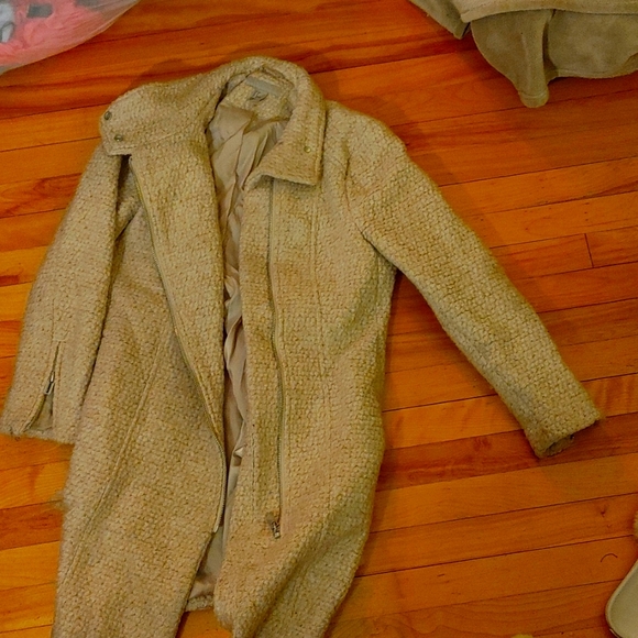 H&M Jackets & Blazers - H&M Wool Coat cream excellent condition